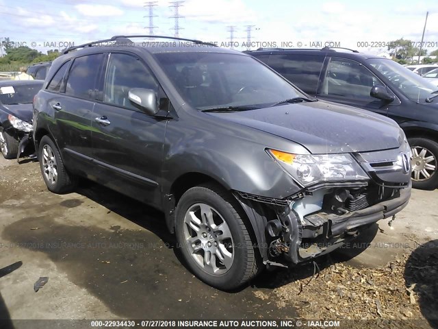 2HNYD28477H503941 - 2007 ACURA MDX TECHNOLOGY GRAY photo 1