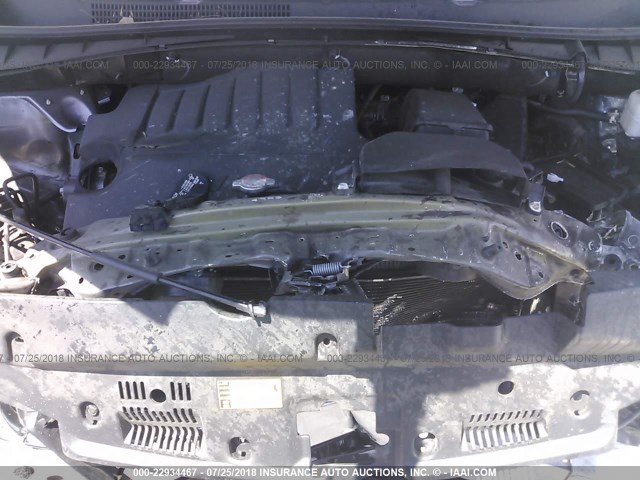 5TDJKRFH8GS318293 - 2016 TOYOTA HIGHLANDER XLE ნაცრისფერი ფოტო 10