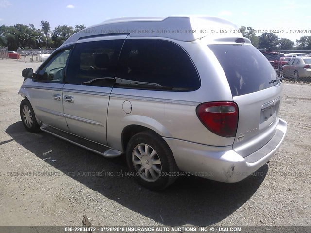 2C4GP44L13R306057 - 2003 CHRYSLER TOWN & COUNTRY LX SILVER photo 3