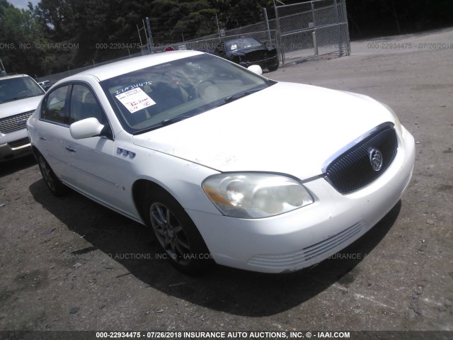 1G4HD57206U200949 - 2006 BUICK LUCERNE CXL WHITE photo 1