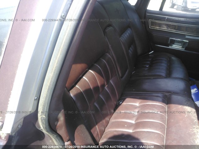 1LNBP94F0CY617990 - 1982 LINCOLN TOWN CAR BROWN photo 8