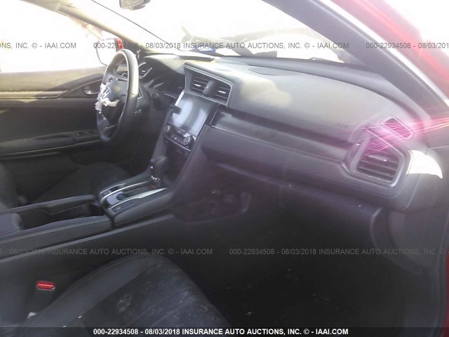 SHHFK7H90HU230438 - 2017 HONDA CIVIC SPORT TOURING RED photo 5