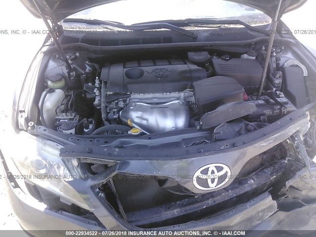 4T1BF3EK4BU603799 - 2011 TOYOTA CAMRY SE/LE/XLE 灰色 照片 10