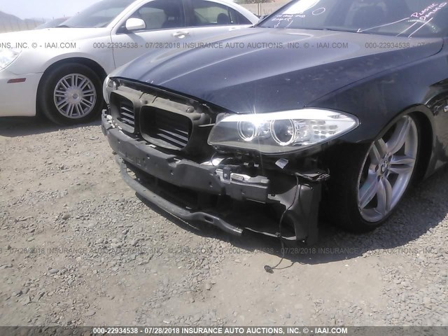 WBAFR7C51DC817270 - 2013 BMW 535 I BLACK photo 6