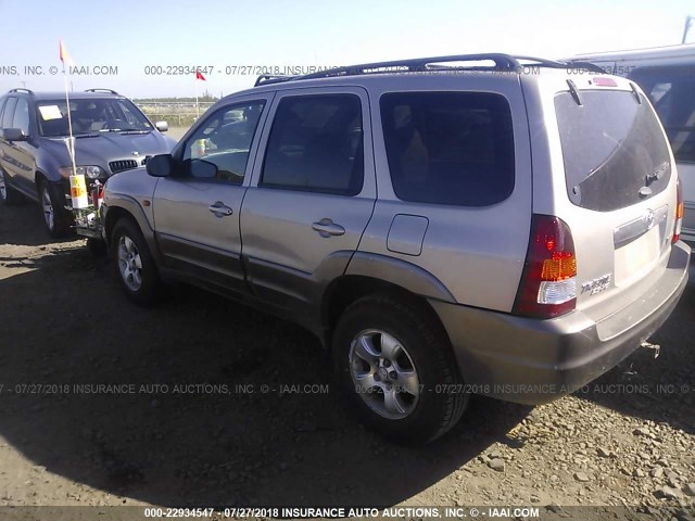 4F2CU08161KM65015 - 2001 MAZDA TRIBUTE LX/ES SILVER photo 3