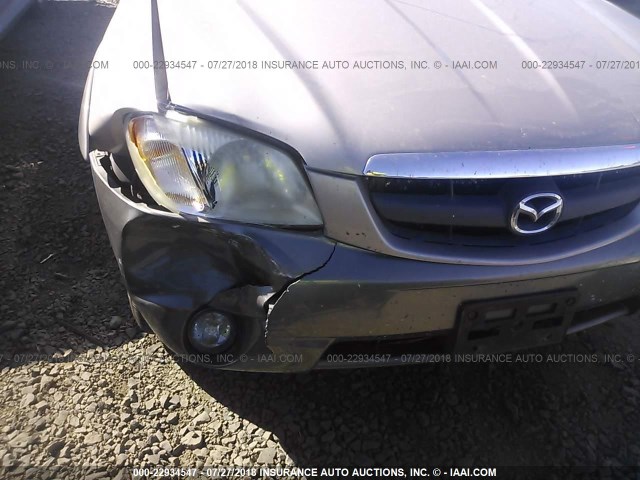 4F2CU08161KM65015 - 2001 MAZDA TRIBUTE LX/ES SILVER photo 6