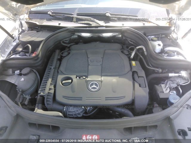 WDCGG5HB2EG182967 - 2014 MERCEDES-BENZ GLK 350 SILVER photo 10