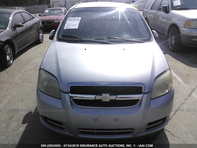 KL1TD56628B135305 - 2008 CHEVROLET AVEO LS 银色 照片 6
