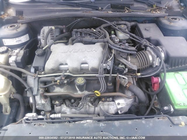 1G1NE52JX2M560493 - 2002 CHEVROLET MALIBU LS 青绿色 照片 10