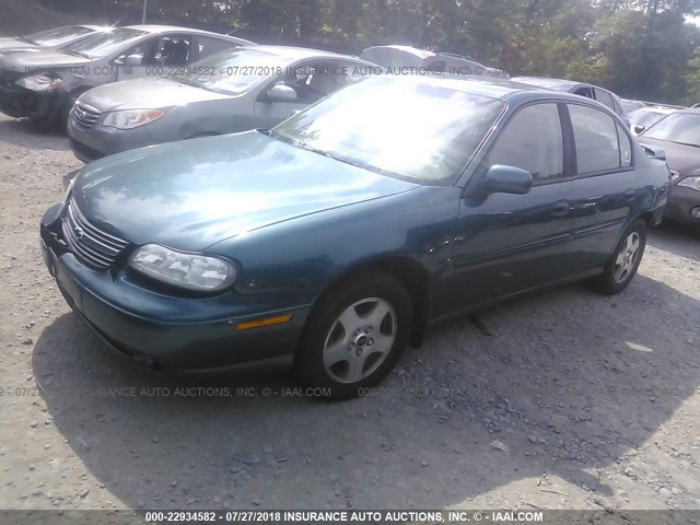 1G1NE52JX2M560493 - 2002 CHEVROLET MALIBU LS 青绿色 照片 2
