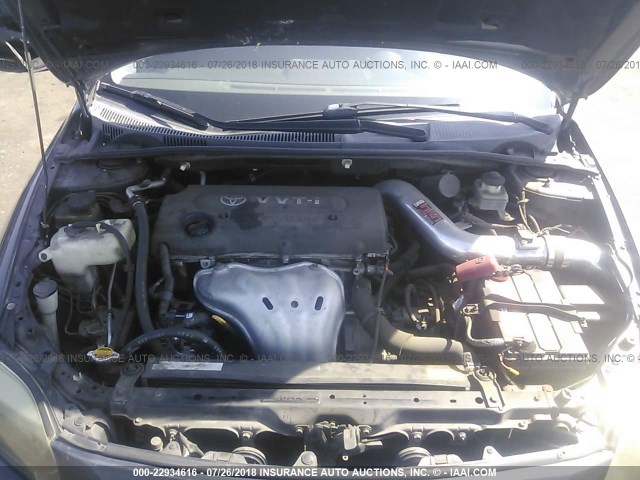 JTKDE177770213381 - 2007 TOYOTA SCION TC 灰色 照片 10