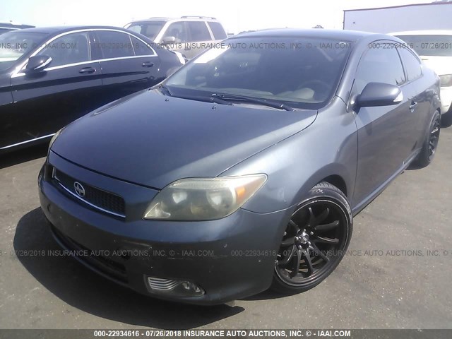 JTKDE177770213381 - 2007 TOYOTA SCION TC 灰色 照片 2