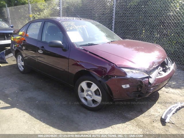 1FAHP34N77W211361 - 2007 FORD FOCUS ZX4/S/SE/SES 栗色 照片 1