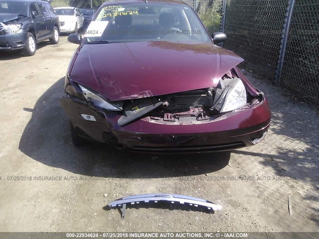 1FAHP34N77W211361 - 2007 FORD FOCUS ZX4/S/SE/SES 栗色 照片 6