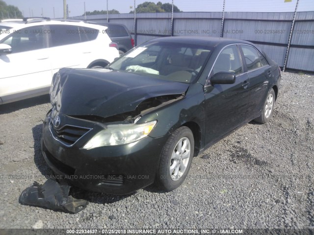 4T1BF3EKXAU540299 - 2010 TOYOTA CAMRY SE/LE/XLE მწვანე ფოტო 2