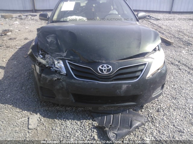 4T1BF3EKXAU540299 - 2010 TOYOTA CAMRY SE/LE/XLE მწვანე ფოტო 6