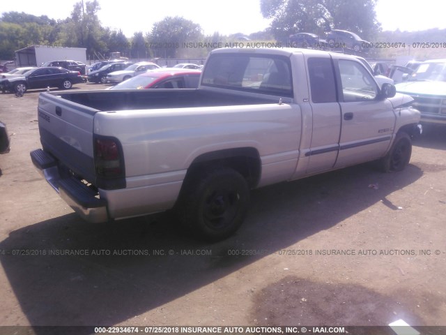 3B7HC13Y41G241154 - 2001 DODGE RAM 1500 SILVER photo 4