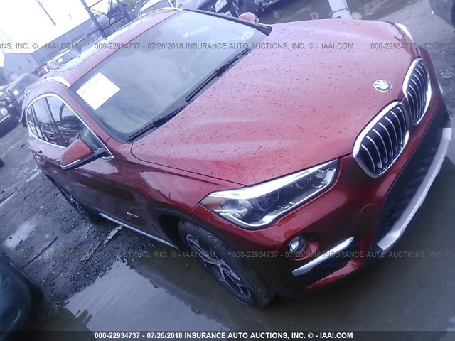WBXHT3C35J5F91390 - 2018 BMW X1 XDRIVE28I ORANGE photo 1