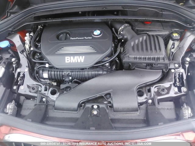 WBXHT3C35J5F91390 - 2018 BMW X1 XDRIVE28I ORANGE photo 10