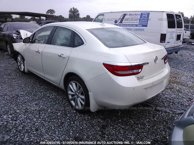 1G4PS5SK9E4186248 - 2014 BUICK VERANO WHITE photo 3