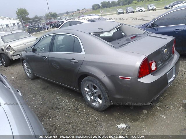 1G1ZC5E09AF230373 - 2010 CHEVROLET MALIBU 1LT ოქროსფერი ფოტო 3