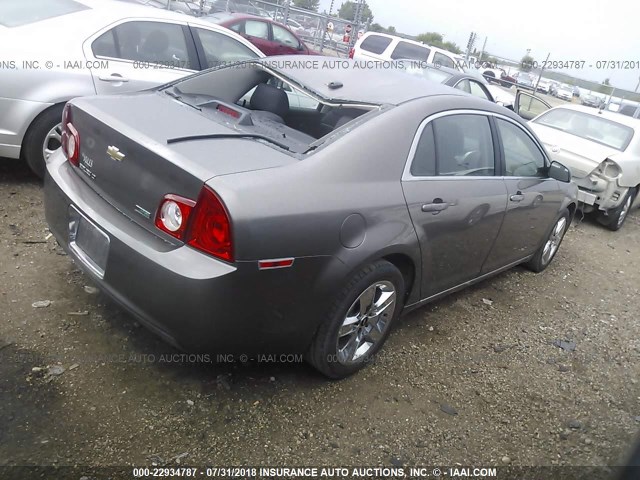 1G1ZC5E09AF230373 - 2010 CHEVROLET MALIBU 1LT ოქროსფერი ფოტო 4