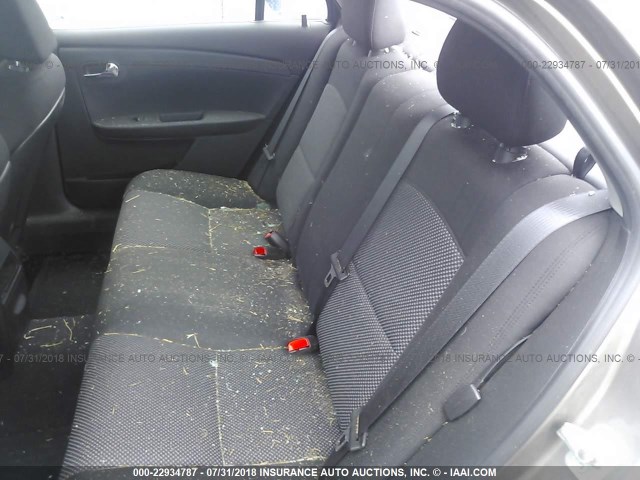 1G1ZC5E09AF230373 - 2010 CHEVROLET MALIBU 1LT ოქროსფერი ფოტო 8