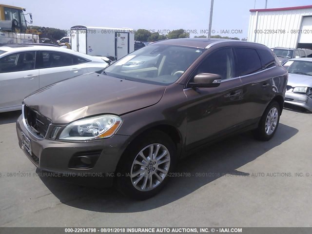 YV4992DZ6A2080196 - 2010 VOLVO XC60 T6 BROWN photo 2