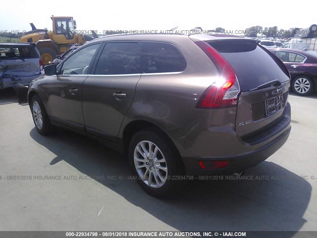 YV4992DZ6A2080196 - 2010 VOLVO XC60 T6 BROWN photo 3