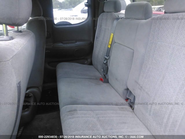 5TBRT34195S463111 - 2005 TOYOTA TUNDRA ACCESS CAB SR5 GRAY photo 8