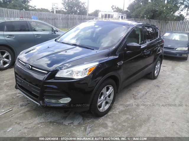 1FMCU0G92FUC37625 - 2015 FORD ESCAPE SE BLACK photo 2