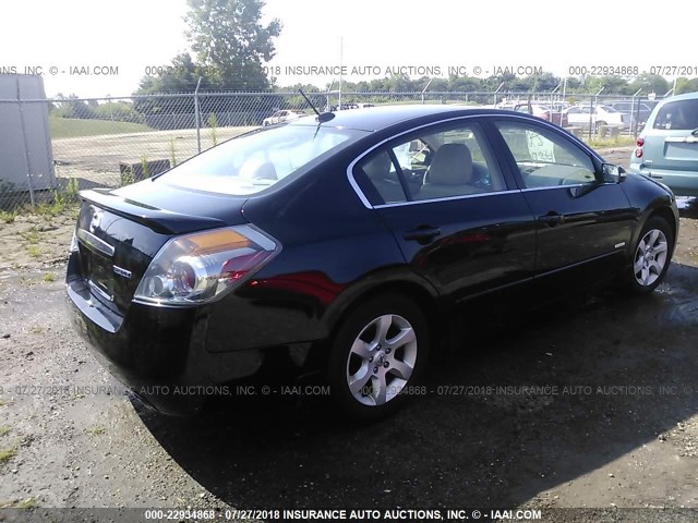 1N4CL21E59C179261 - 2009 NISSAN ALTIMA HYBRID BLACK photo 4