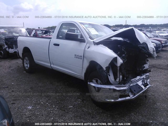 3C6JR7DG6EG204127 - 2014 RAM 1500 ST WHITE photo 1