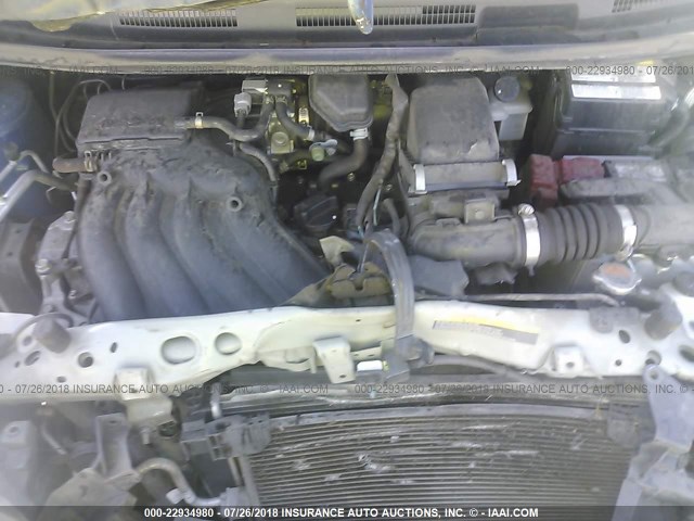 3N1CE2CP5EL397494 - 2014 NISSAN VERSA NOTE S/S PLUS/SV/SL BLUE photo 10