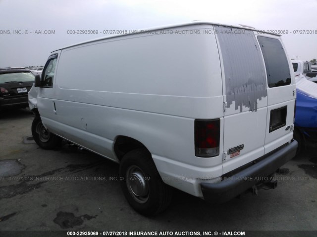 1FTSE34L26DB16902 - 2006 FORD ECONOLINE E350 SUPER DUTY VAN WHITE photo 3