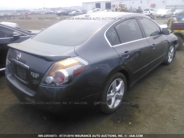 1N4BL21E77C238125 - 2007 NISSAN ALTIMA 3.5SE/3.5SL GRAY photo 4