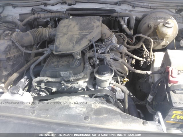 5TFJX4GN5CX011872 - 2012 TOYOTA TACOMA DOUBLE CAB 白色 照片 10