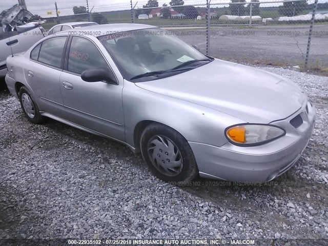 1G2NE52F74M588875 - 2004 PONTIAC GRAND AM SE SILVER photo 1