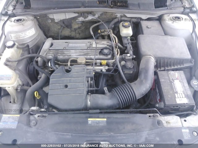 1G2NE52F74M588875 - 2004 PONTIAC GRAND AM SE SILVER photo 10