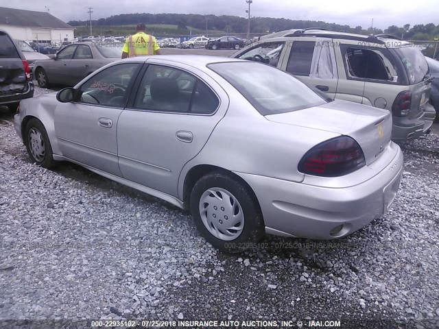 1G2NE52F74M588875 - 2004 PONTIAC GRAND AM SE SILVER photo 3