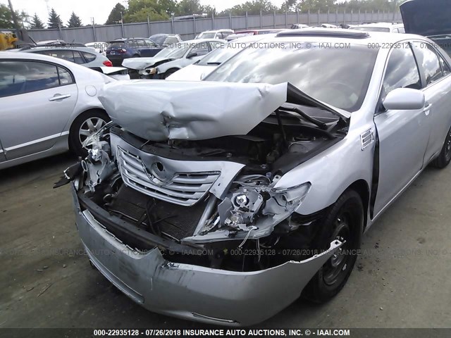 4T1BE46K67U126193 - 2007 TOYOTA CAMRY NEW GENERAT CE/LE/XLE/SE SILVER photo 6