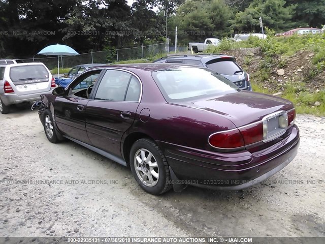 1G4HR54K63U219166 - 2003 BUICK LESABRE LIMITED BURGUNDY photo 3