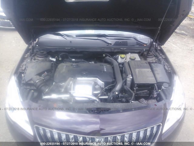 2G4GM5EXXH9126823 - 2017 BUICK REGAL BURGUNDY photo 10