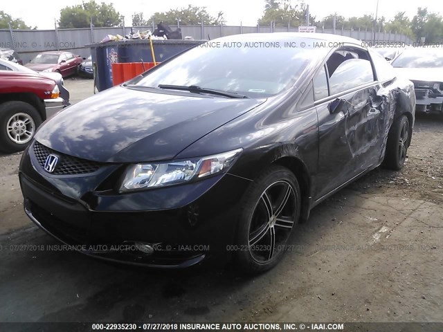2HGFG3B04DH508186 - 2013 HONDA CIVIC EXL 黑色 照片 2
