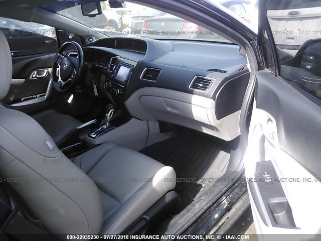 2HGFG3B04DH508186 - 2013 HONDA CIVIC EXL 黑色 照片 5