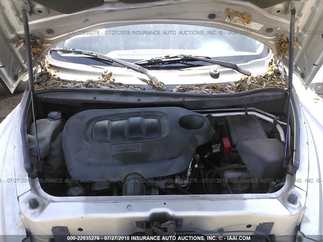 3GNDA13D56S620936 - 2006 CHEVROLET HHR LS ვერცხლისფერი ფოტო 10