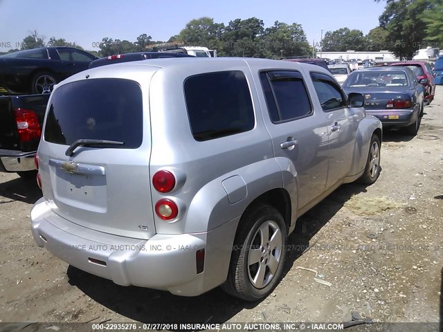 3GNDA13D56S620936 - 2006 CHEVROLET HHR LS ვერცხლისფერი ფოტო 4