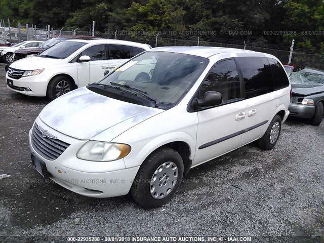 1C4GJ25B93B170349 - 2003 CHRYSLER VOYAGER WHITE photo 2