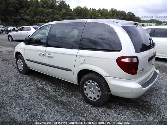 1C4GJ25B93B170349 - 2003 CHRYSLER VOYAGER WHITE photo 3