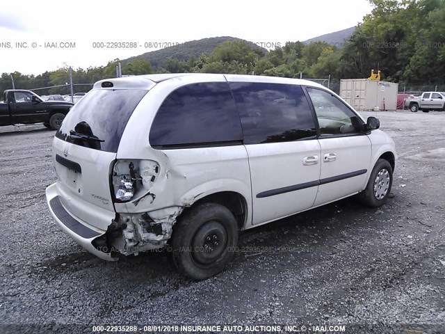 1C4GJ25B93B170349 - 2003 CHRYSLER VOYAGER WHITE photo 4